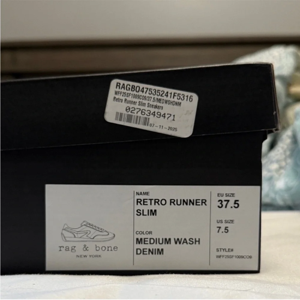 Rag & Bone Retro Runner Slim Sneakers - Picture 7 of 8